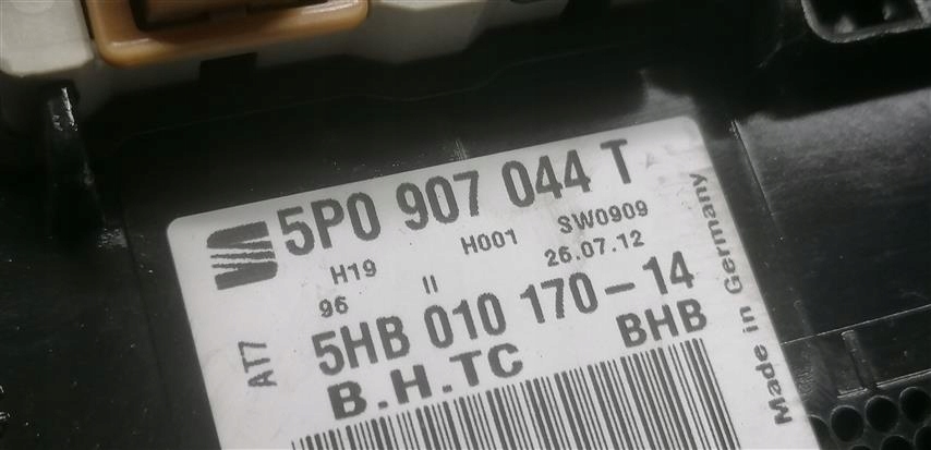 фото №5, Панель кондиціонера seat altea leon 5p0907044t