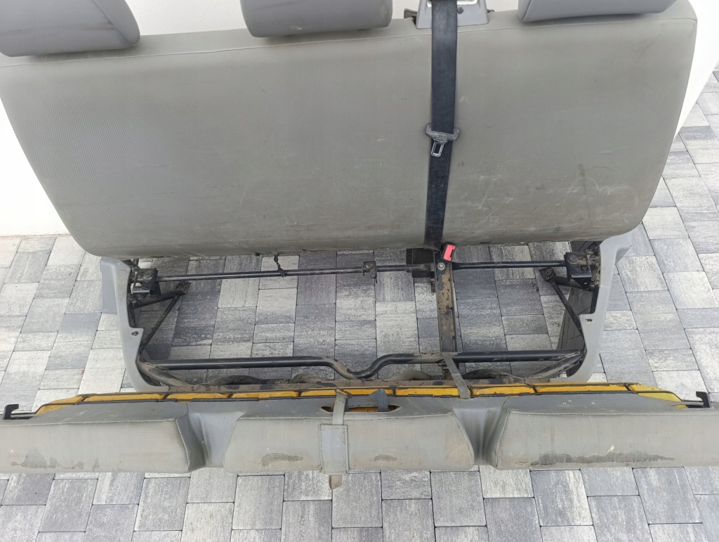 фото №10, Vw t5 t5 lift t6 doka dubelkabina заднє сидіння сидіння тримісне сидіння лавка сидіння