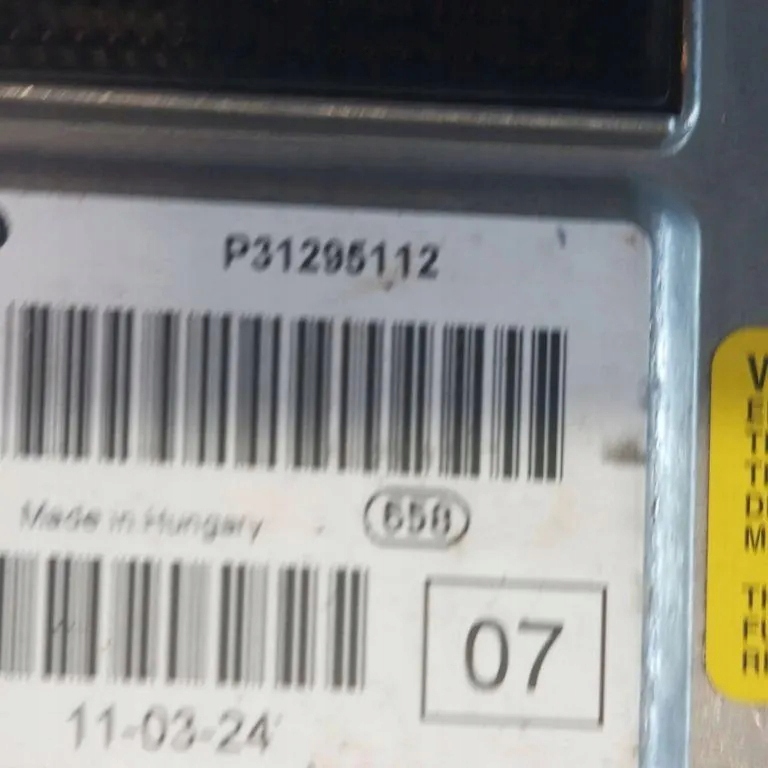 Модуль подушка безпеки volvo 31295112 2.5l бензиновий 2012 Оригінал
