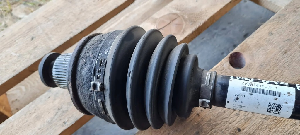 фото №8, A4 b9 8w приводной вал перед правая левая 2.0 tdi 8w0407271f a5 8w