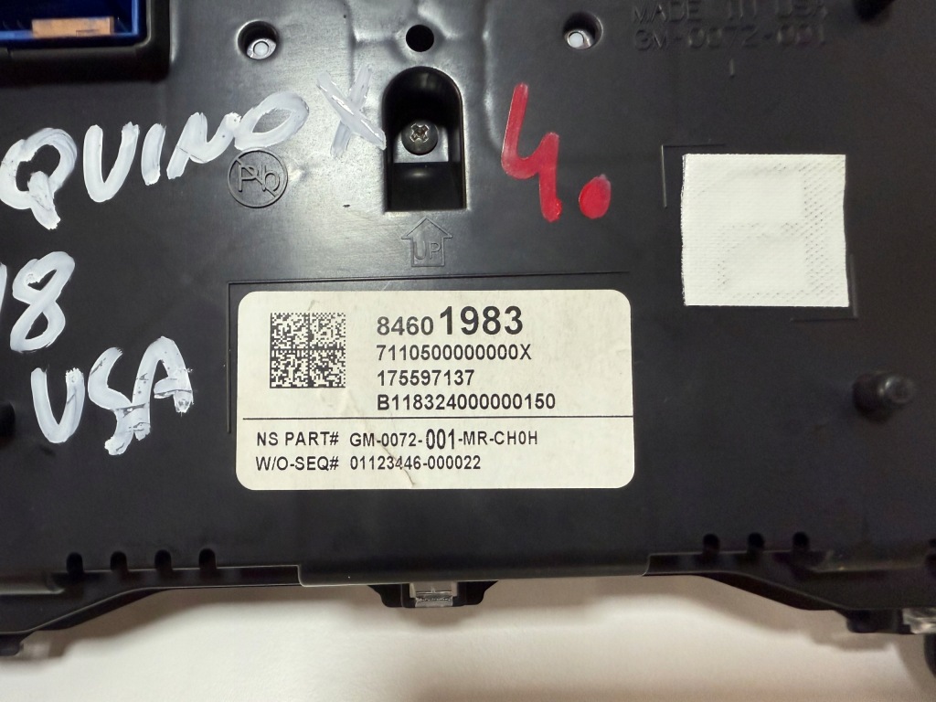 фото №15, Chevrolet equinox iii 18-22 usa счетчик приборы спидометр 84601983