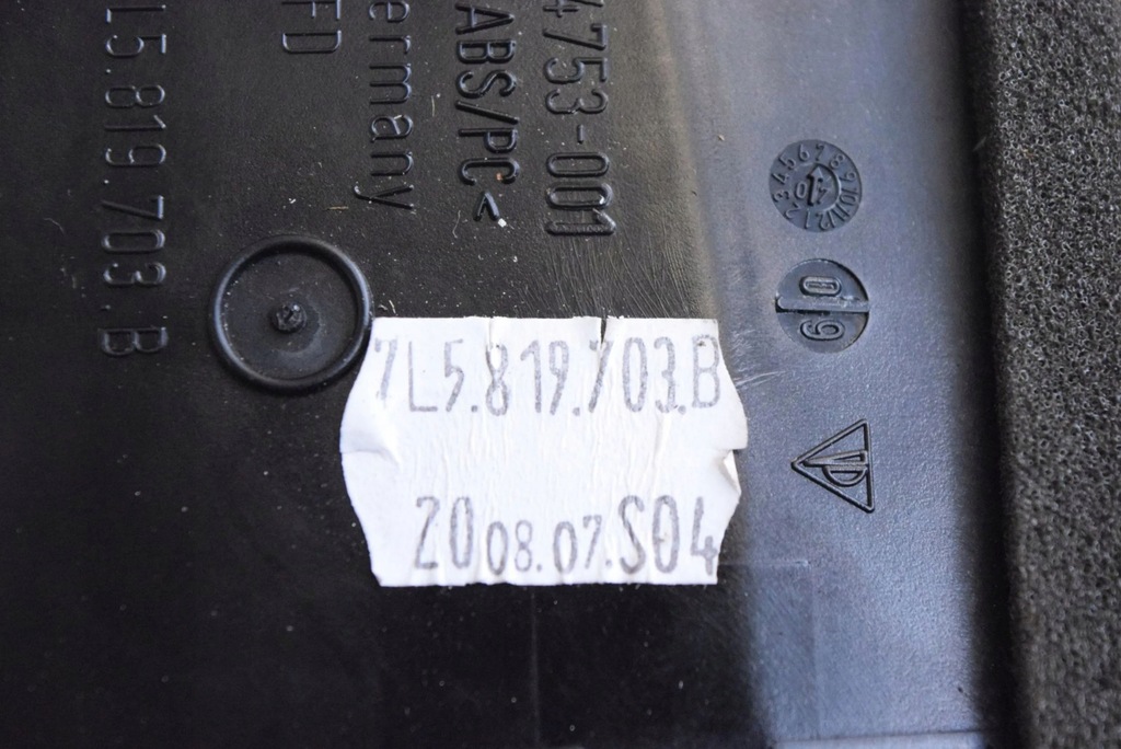 фото №5, Porsche cayenne 9pa 2007 форсунки / решётки обдув панели приборной панели