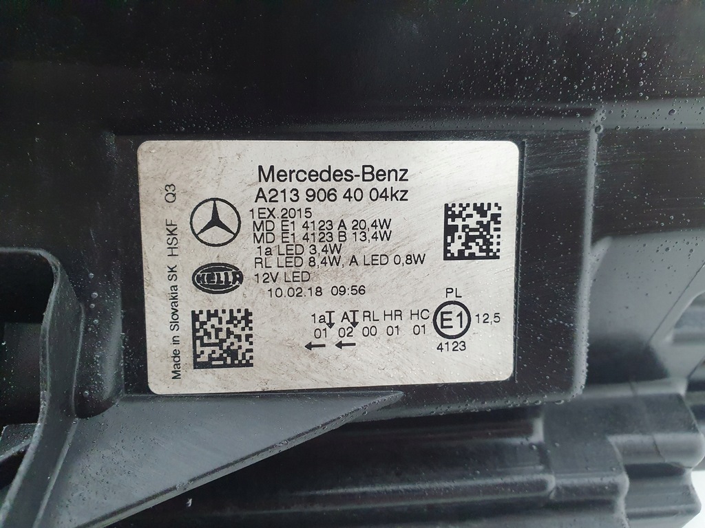 фото №12, Mercedes a213 w213 лампа full led правая performance