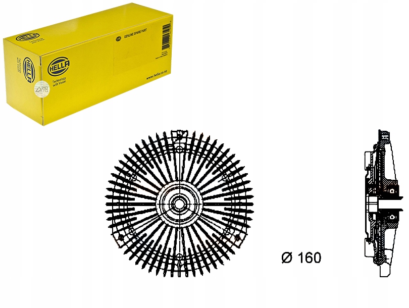 фото №1, Вязкостная муфта сцепление вязкостная [hella]