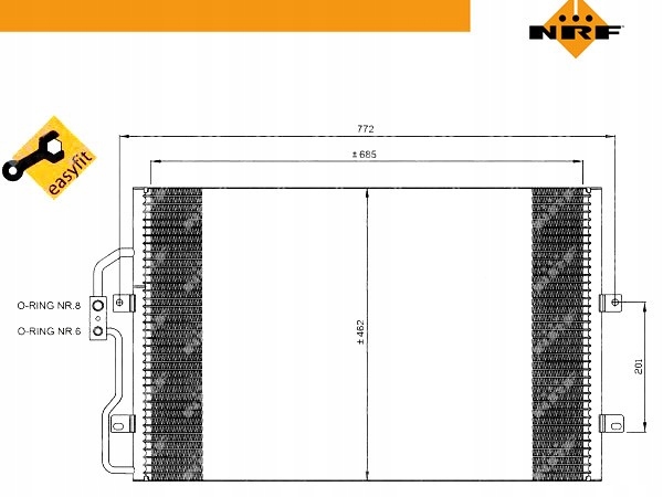 фото №2, Nrf 35802 конденсатор, кондиціонер