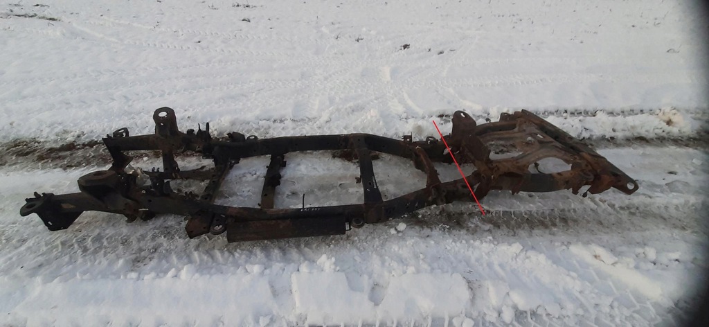 фото №1, Рама балка каркас задня land rover discovery iii