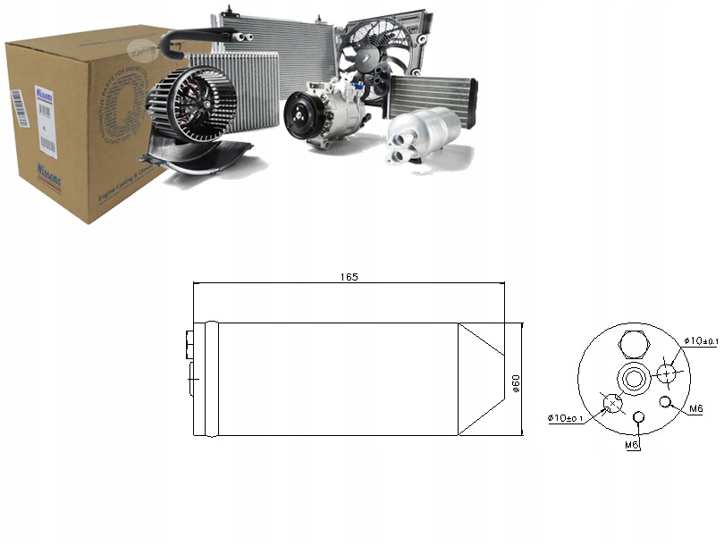 фото №11, Осушитель nissens 95070 civic/accord