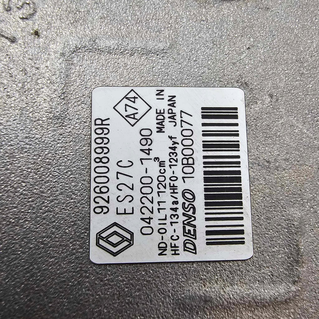 фото №9, Renault zoe i es27c 2013-2019 компресор компресор кондиціонера