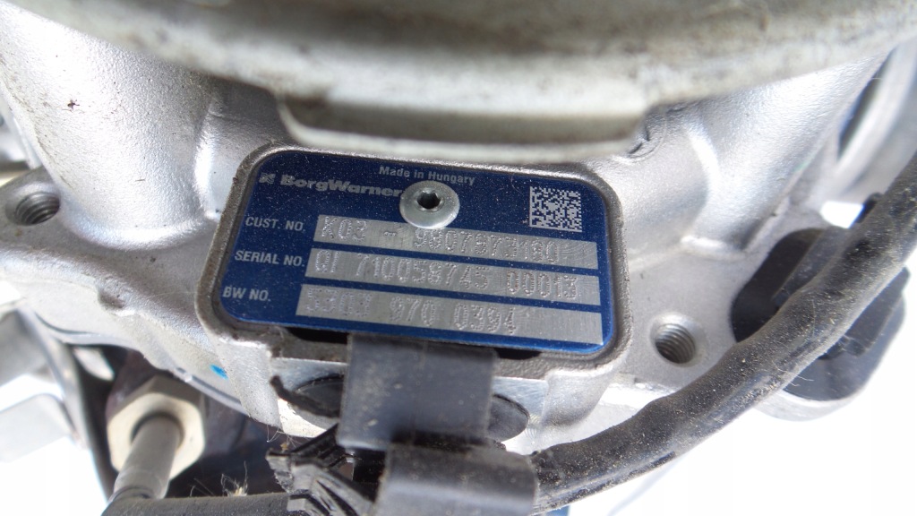 Турбіна turbo ford kuga 53039700394 borgwarner mk2 Зі Шроту