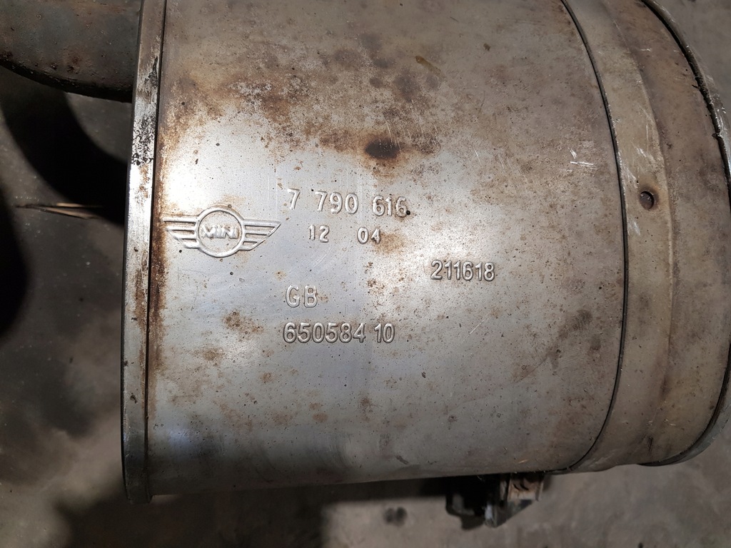 фото №9, Труба выхлопная гаситель 7790615 7790616 mini cooper one r50 eur 1.4d 05r