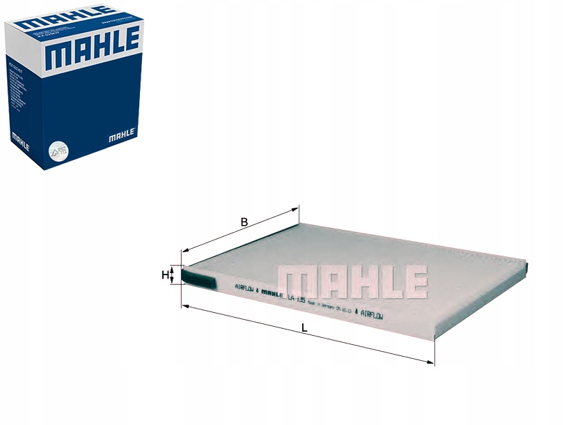 фото №1, Фильтр салонный mahle cp1136 k1107 cf8750 pf153