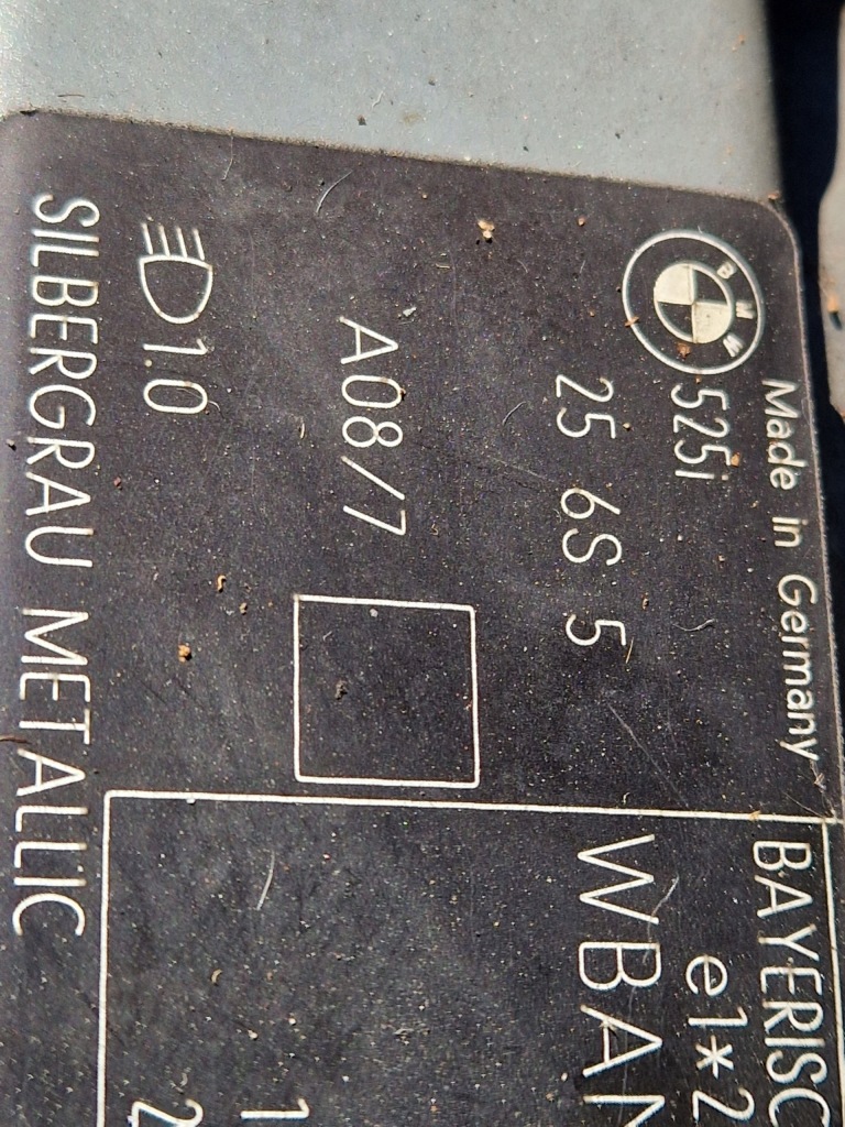 фото №10, Бампер задній bmw e60 silbergrau a08/7