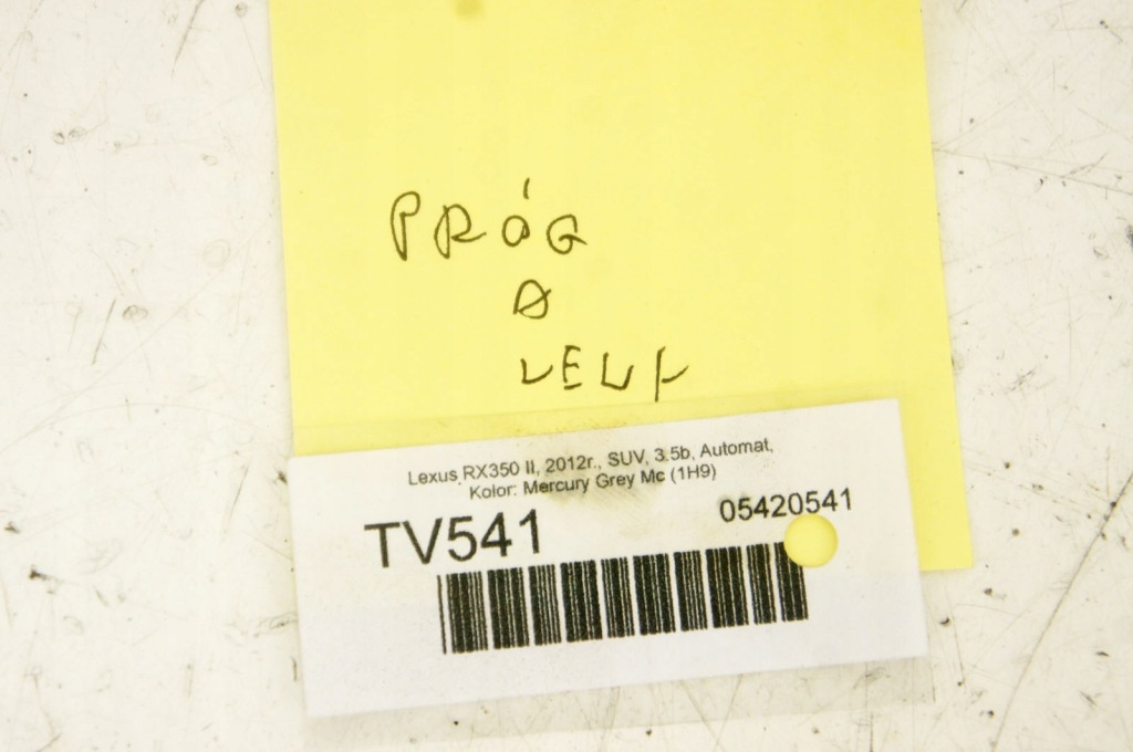 Tv541 lexus rx 3 поріг стійку  a ліва перед Доставка