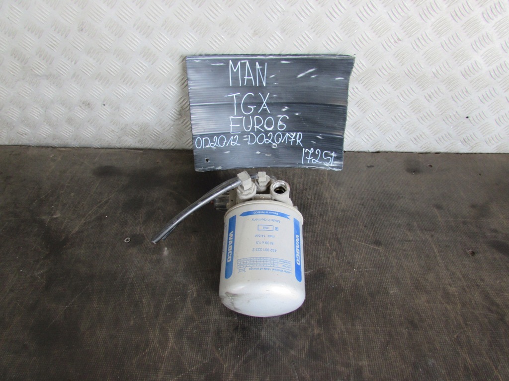 фото №1, Осушитель воздуха man tgx euro vi 12-17r.