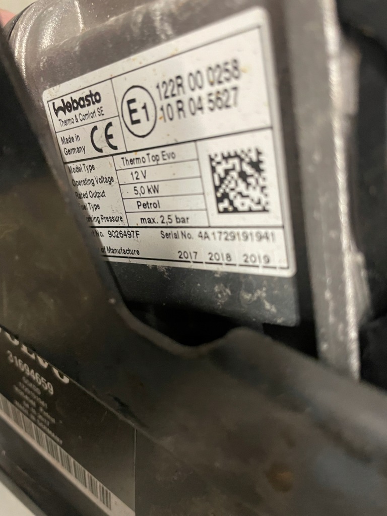 фото №2, Webasto volvo 9026497f