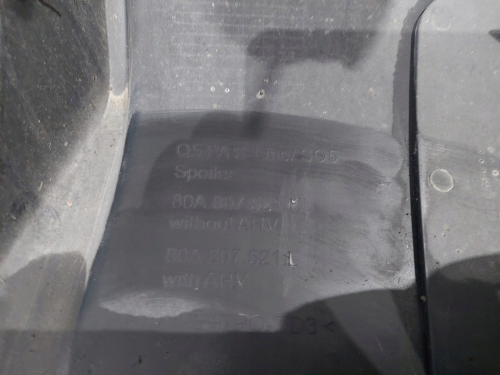 фото №10, Audi q5 sq5 80a бампер задня 80a807521 l оригінал