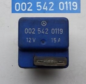 фото №1, Реле mercedes r129 w124 w140 0025420119