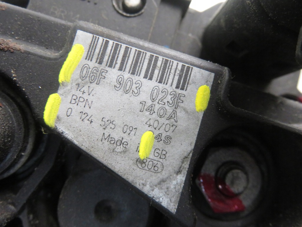 фото №7, Генератор mitsubishi outlander ii 2.0 di-d 06f903023f 0124525091