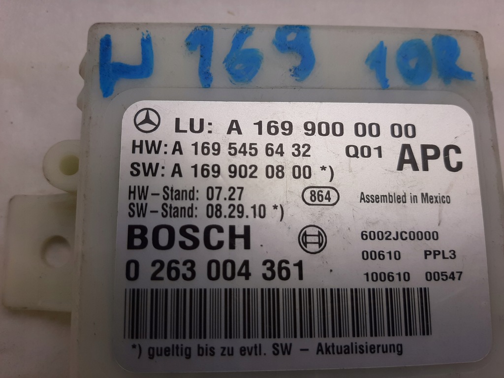 фото №3, Mercedes w169 модуль pdc a1699000000