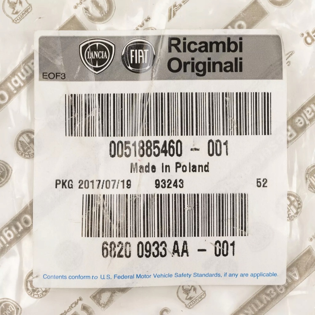 фото №9, Fiat 500 кронштейн крила 51885460 оригінал