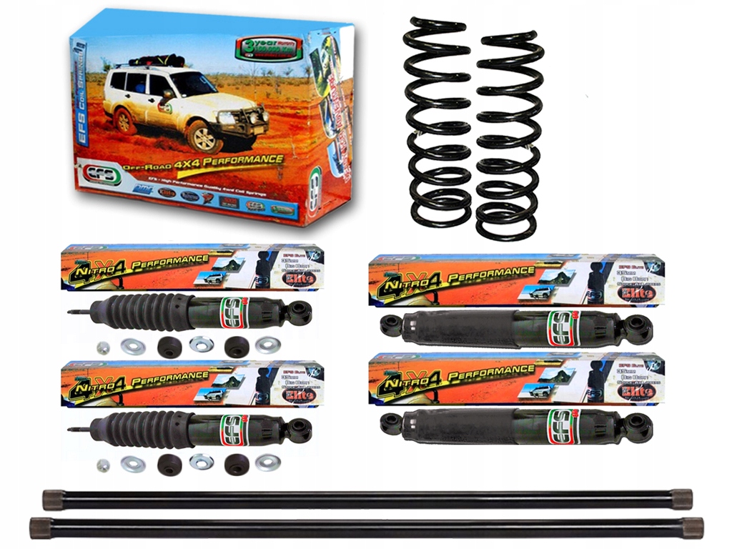 фото №1, Подвеска амортизаторы пружины тяги +2'' terrano i ii efs