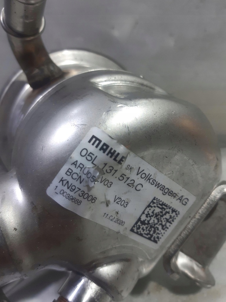 фото №6, Радіатор вихлопних газів egr 05l131512c vw audi 2.0tdi