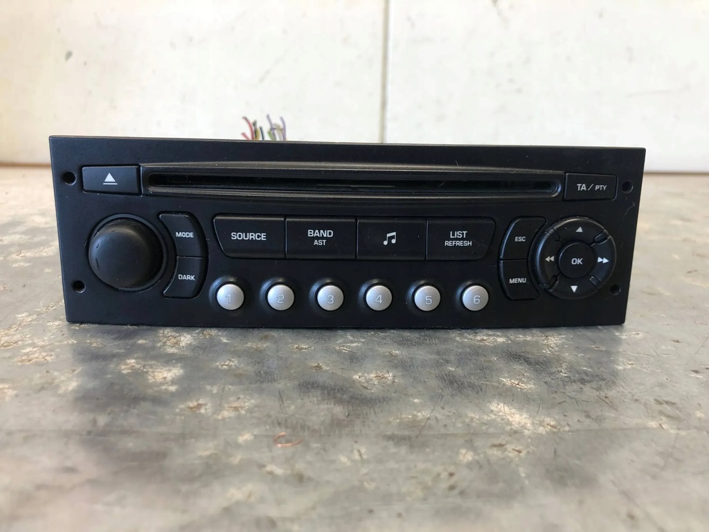 фото №1, Радіо cd citroen c4 i 9660646877