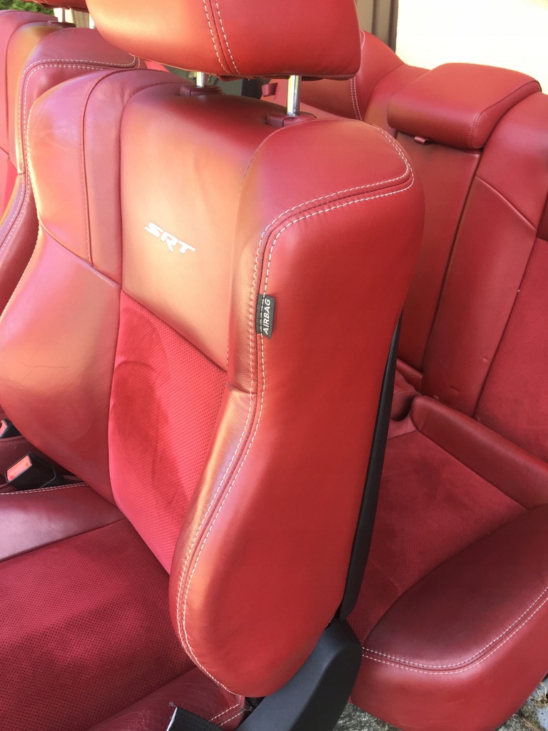 фото №8, Dodge charger srt 13 14 15 16 сиденья заднее сиденье кожа