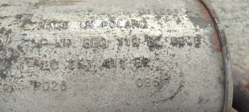 фото №9, Гаситель выхлоп конечный audi a4 b7 8e0253411bp