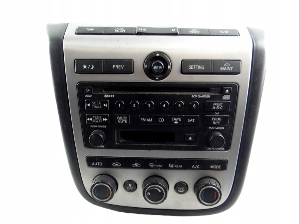 фото №1, Панель climatronic + радио nissan murano 929-0196-8