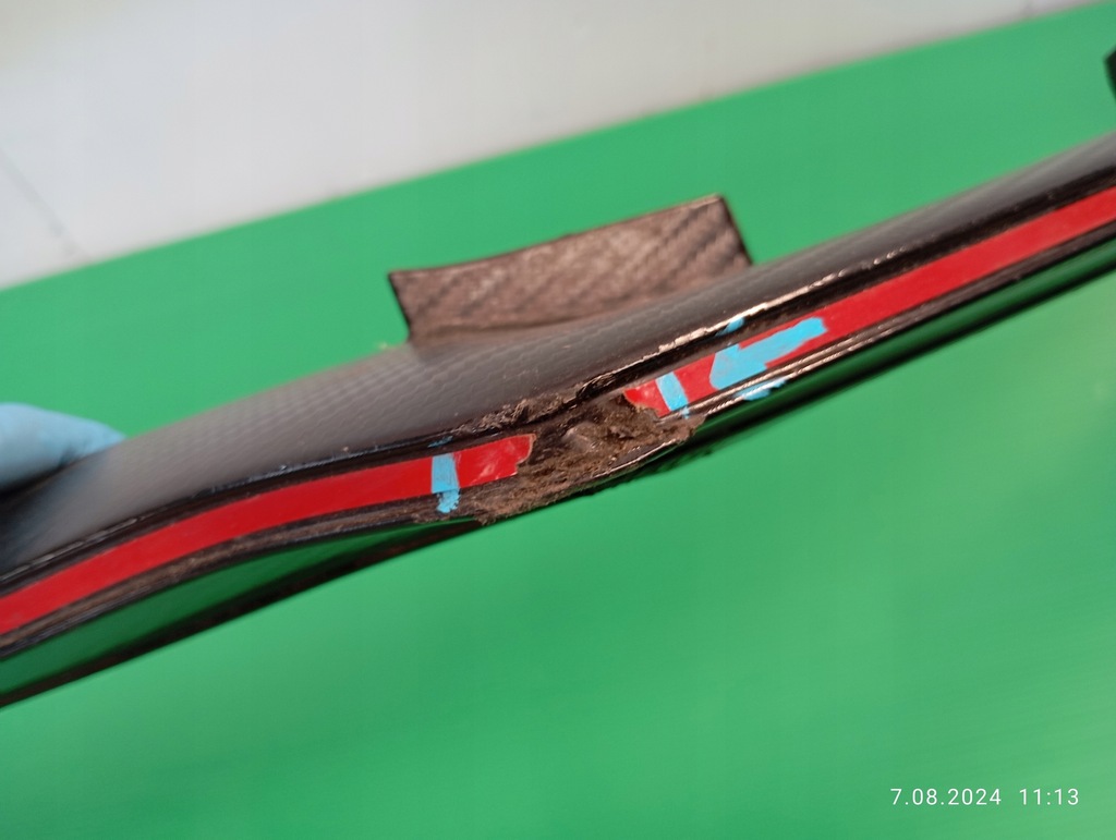 фото №7, Спойлер бампера передний накладка dół honda civic x type-r перед org