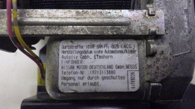 фото №4, Pas безпеки натягувач лівий перед juke i