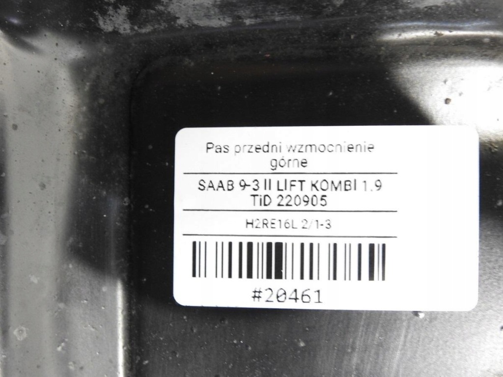 фото №7, Pas передній підсилювач верхній saab 9-3 ii lift