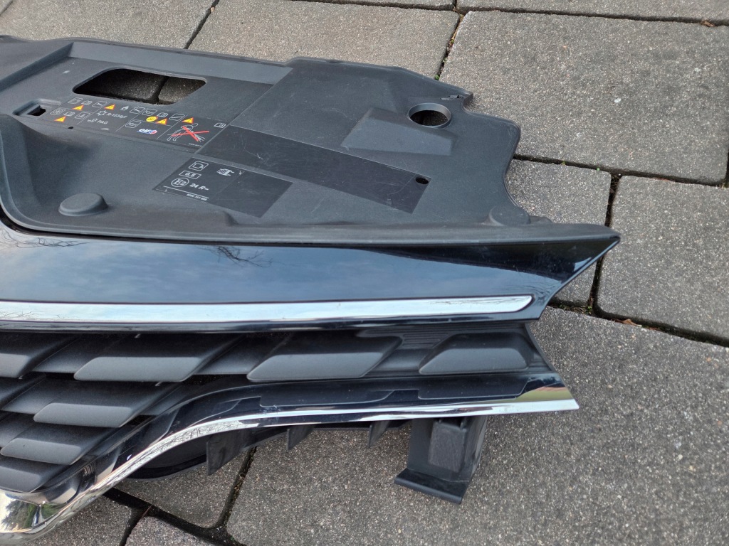 Renault scenic iv решётка  передняя хром каркас комплект 16-2022 Оригинал