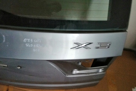 фото №8, Bmw x3 e83 lift крышка багажника silbergrau
