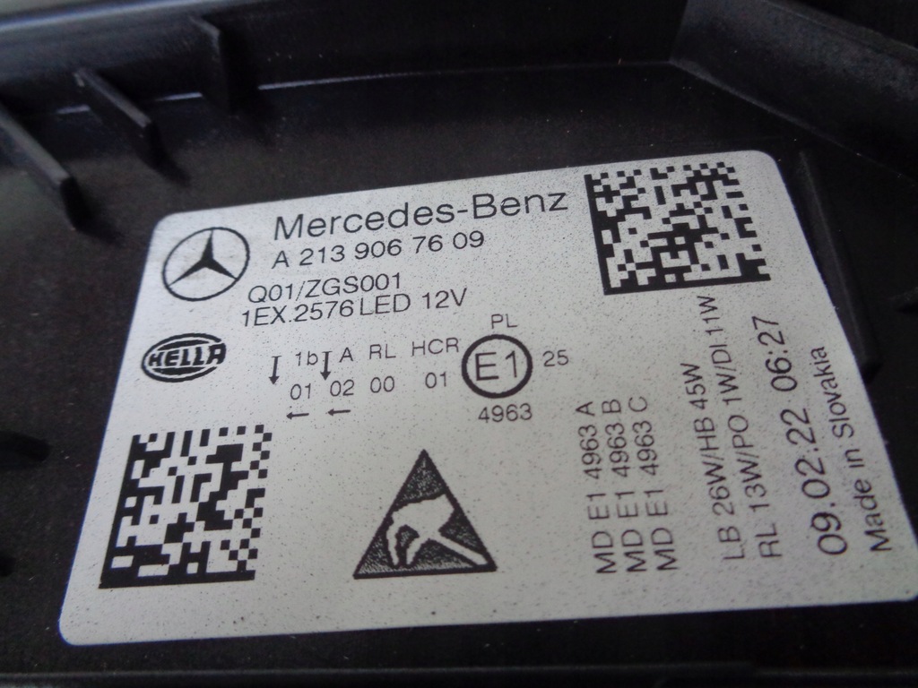 фото №9, Лампа правая mercedes e-klasa w213 lift full led