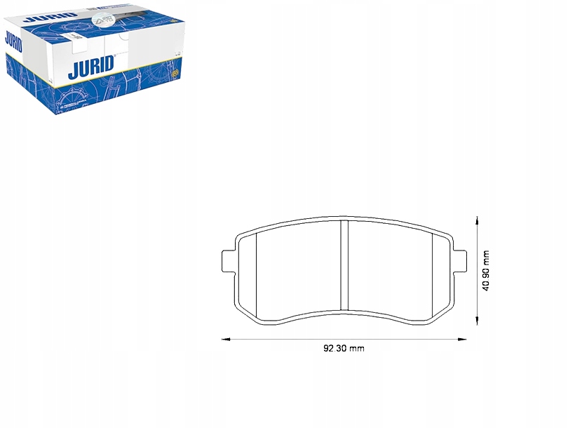 Купити Jurid комплект гальмівних колодок гальмівних 37515 оригінальний номер pad1442
