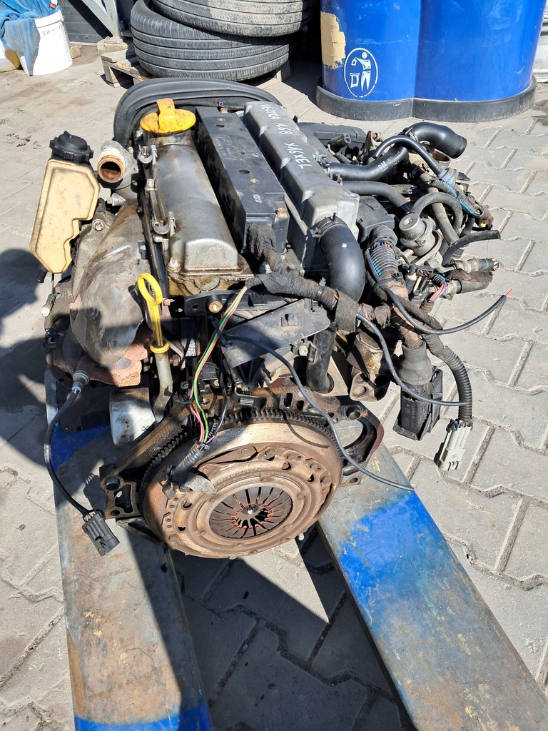 фото №6, Двигатель kompletny оборудование opel vectra b 1.6 b x16xel