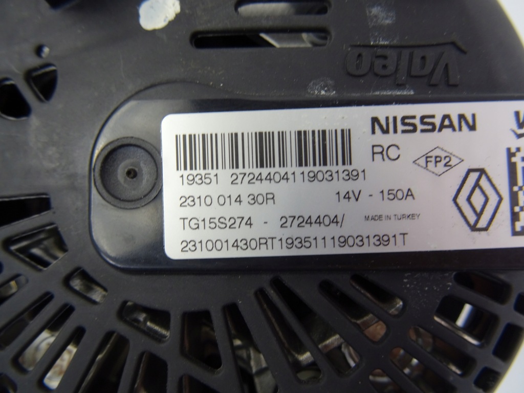 фото №6, Nissan juke ii f16 генератор 231001430r 1.0 dig-t