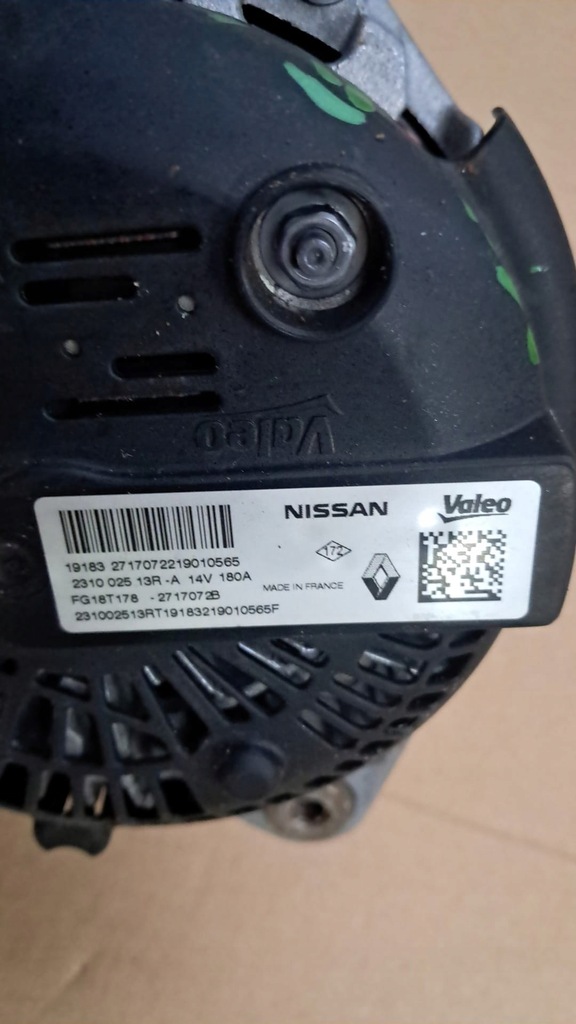 фото №3, Генератор renault koleos ii 2.0 dci 231002513r