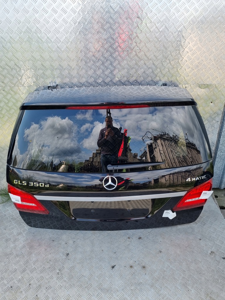 фото №3, Mercedes x166 gls 2015 r крышка багажника багажника 197