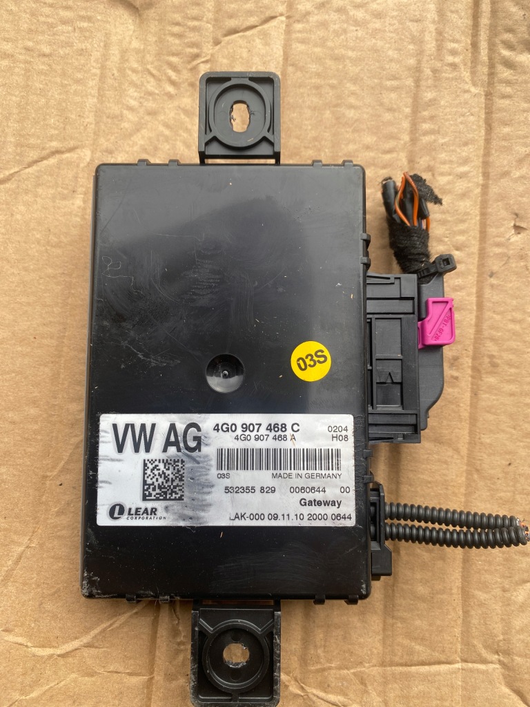фото №1, Audi a6 a7 4g блок керування шлюз 4g0907468c