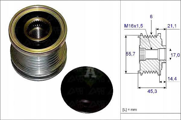 Купити Генератор - зчеплення односторонній ina 535 0036 10