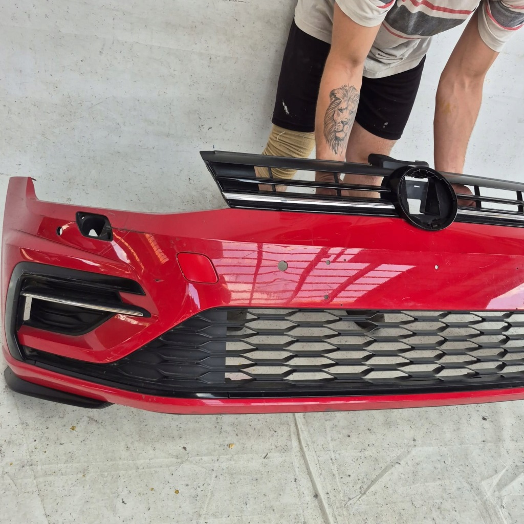 Vw golf 7 vii 5g0 рестайлінг  r-line 16- бампер перед передній 4xpdc spr Зі Шроту