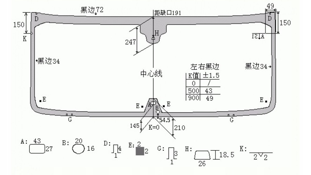 фото №1, Стекло do renault t/t high/k/c / renault magnum 19- +cam +датчик