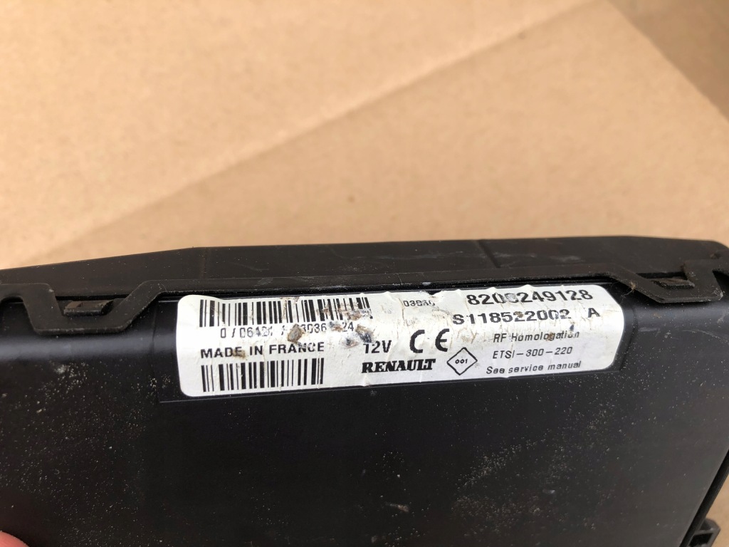 фото №2, Модуль uch etsi renault twingo clio 8200249128