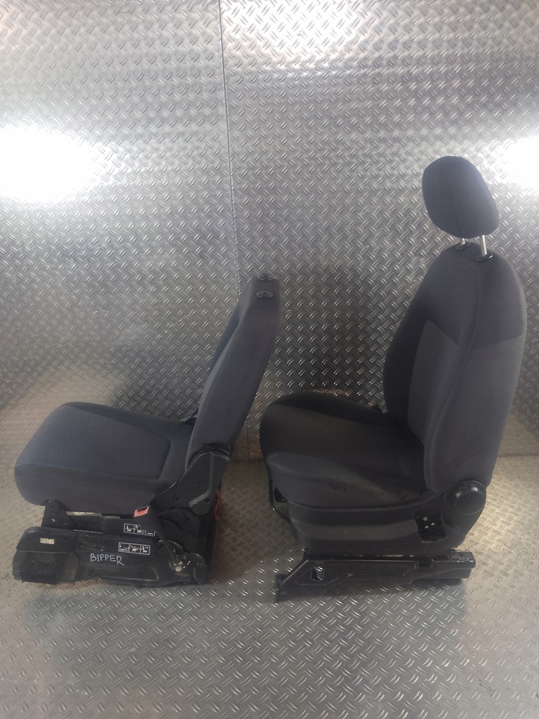 фото №6, Peugeot bipper 08- сиденье водителя пассажира комплект 2 штуки