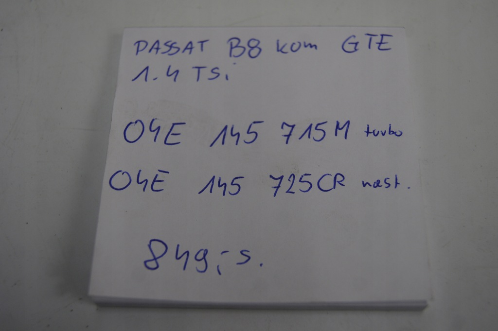 фото №10, Turbo турбонагнітач passat b8 gte 1.4 tsi 04e145715m