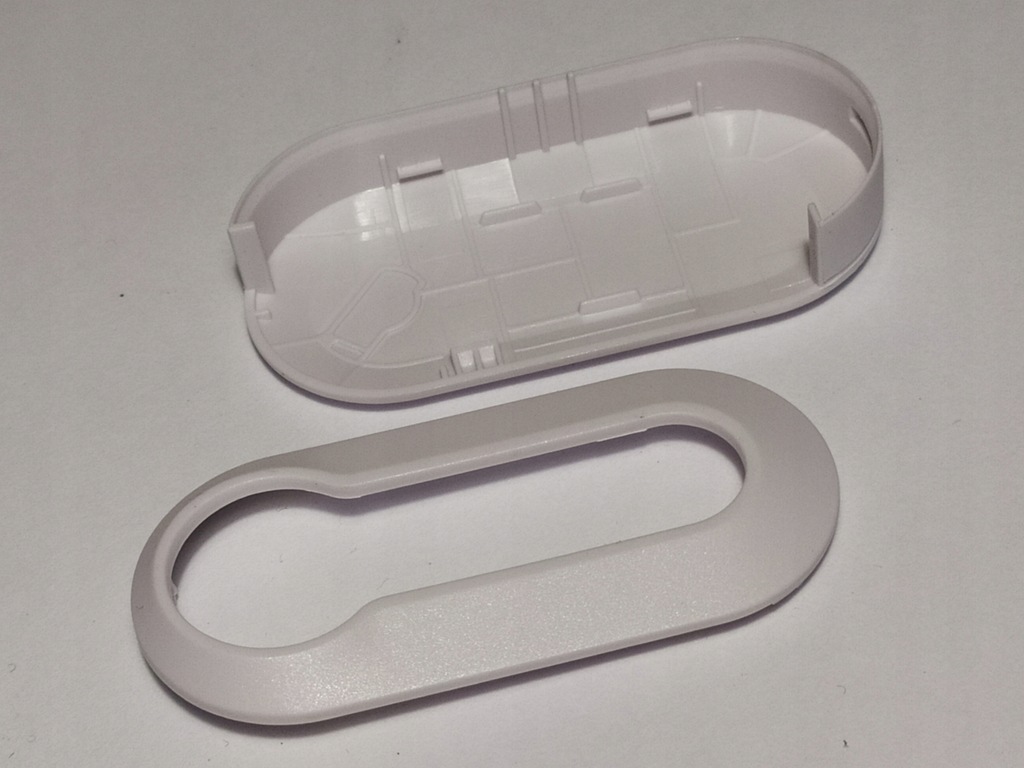 фото №1, Корпус ключ fiat белый