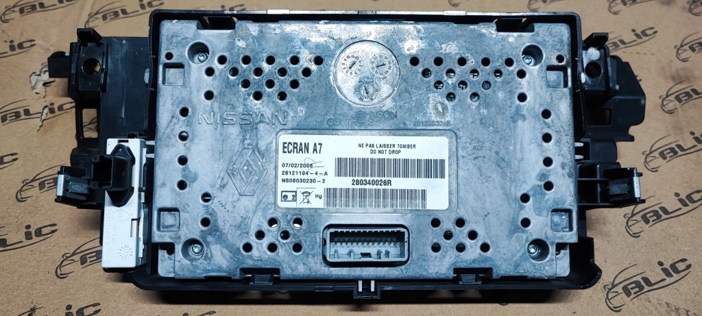 фото №3, Дисплей екран монітор renault laguna iii 280340026r